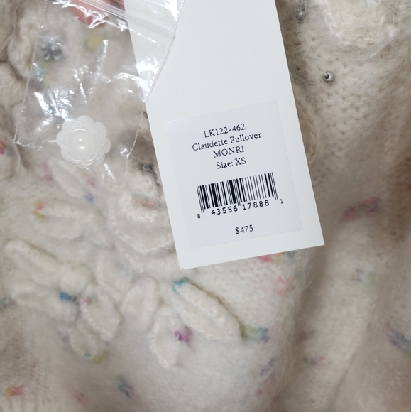 LoveShackFancy Claudette Pullover MONRI Sweater - Picture 6 of 10